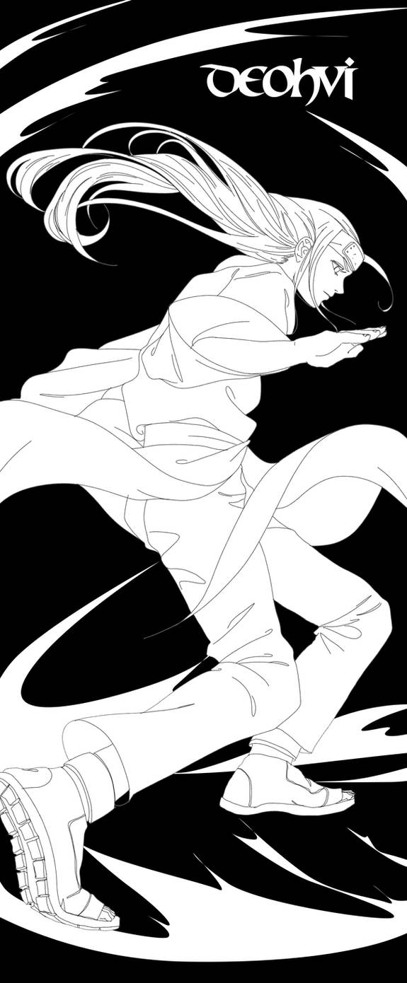 Neji Lineart - RIP by DEOHVI on DeviantArt
