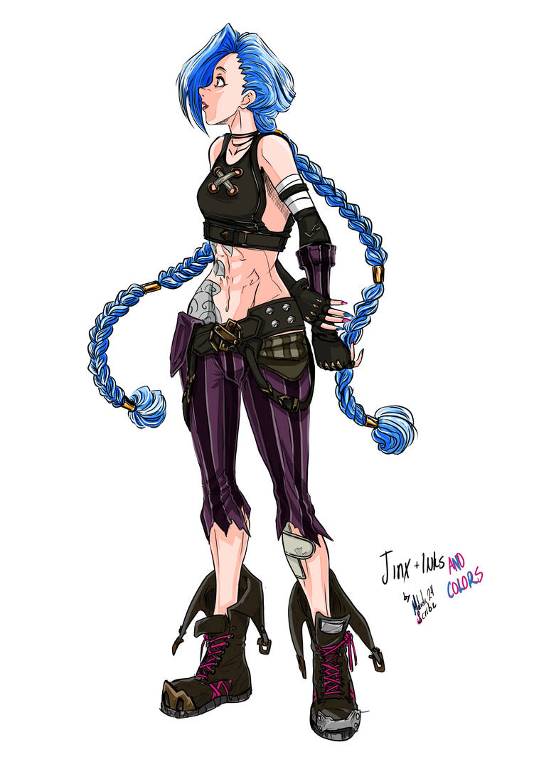 Jinx Colors by MELODICSCRIBE on DeviantArt
