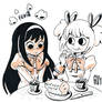 Homura and Madoka Tea time!