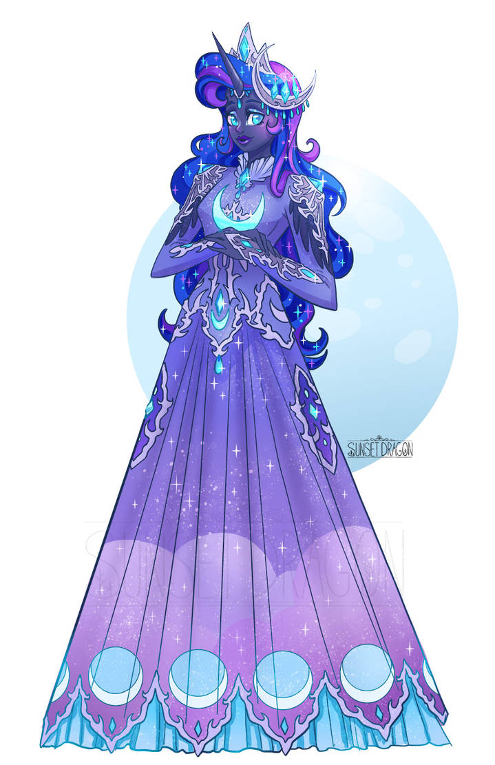 mlp princess luna dress Princess Luna's Coronation Dress by 90Sigma on DeviantArt