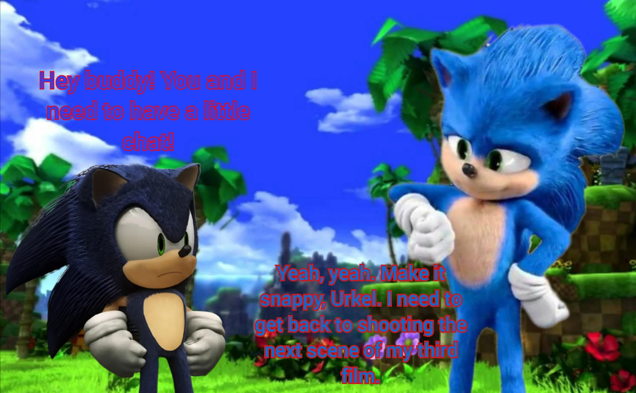 Bluecore Drawing Bluecore Sonic meets Movie Sonic by Ironmew05 on DeviantArt