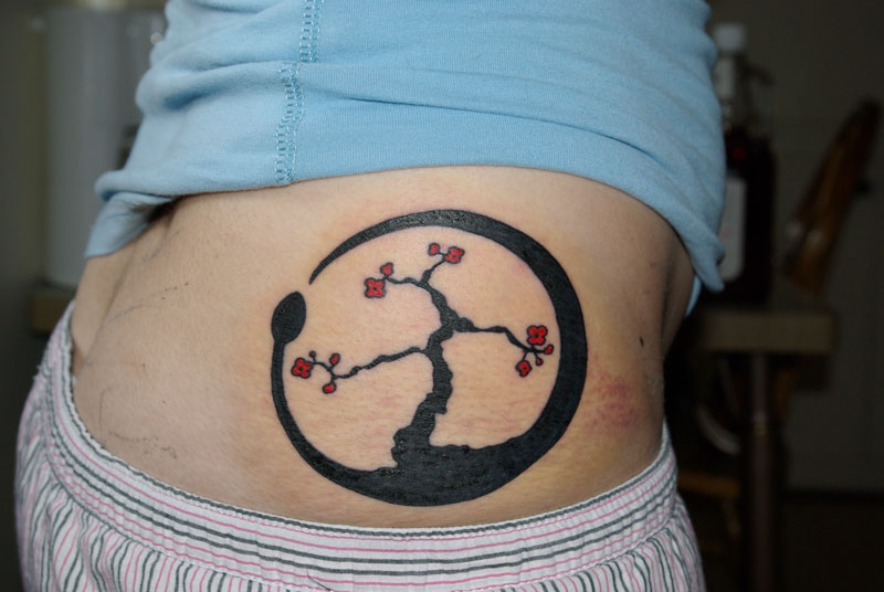 Ouro and Tree Tattoo - 2 days by Andradora