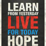 Learn - Live - Hope