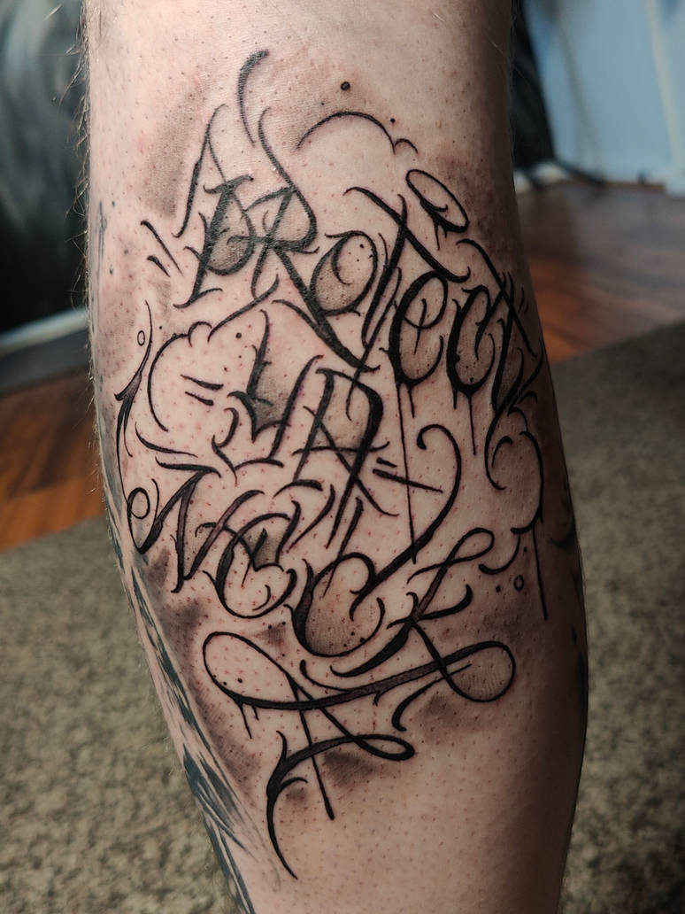 Protect Rapper Tattoo Protect ya neck tattoo by sambRRR on DeviantArt