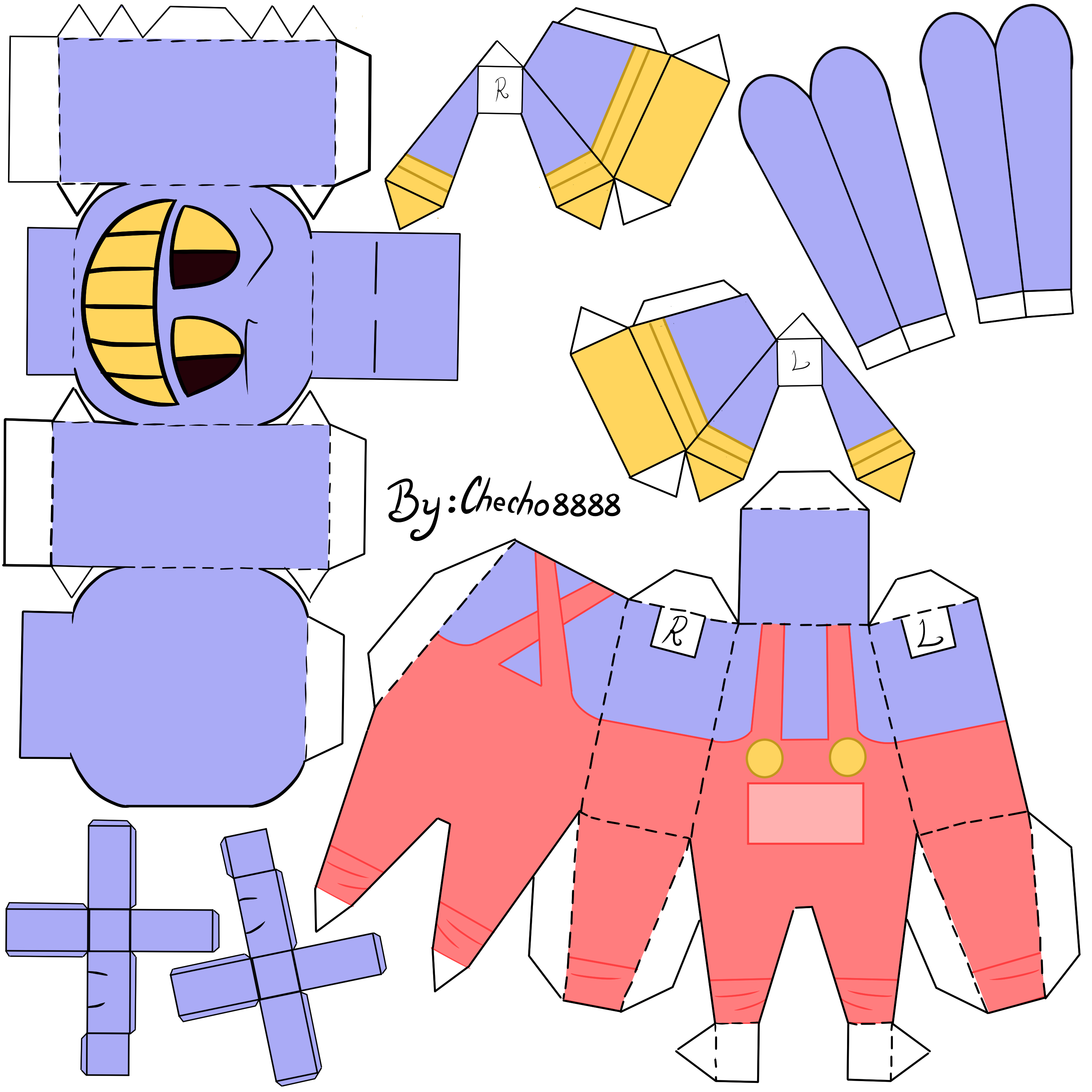 Jax papercraft by Checho8888 on DeviantArt Jax papercraft by Checho8888 on DeviantArt