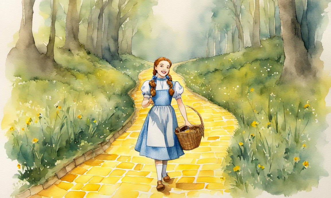 Dorothy Deviantart Dorothy in the wizard of oz yellow brick road wate by Jimohat on DeviantArt