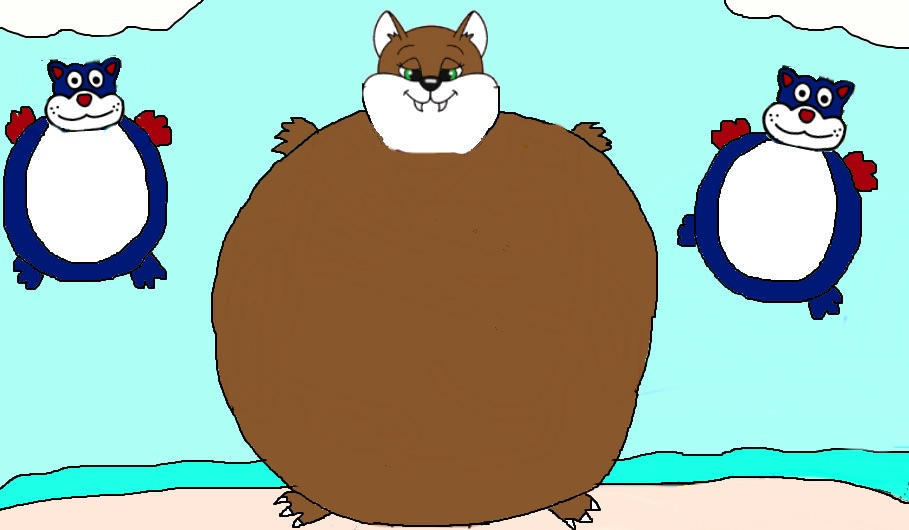 Fuzzle And Her Inflated Inflatable Ferrets by Daxx-Lorenzo on DeviantArt