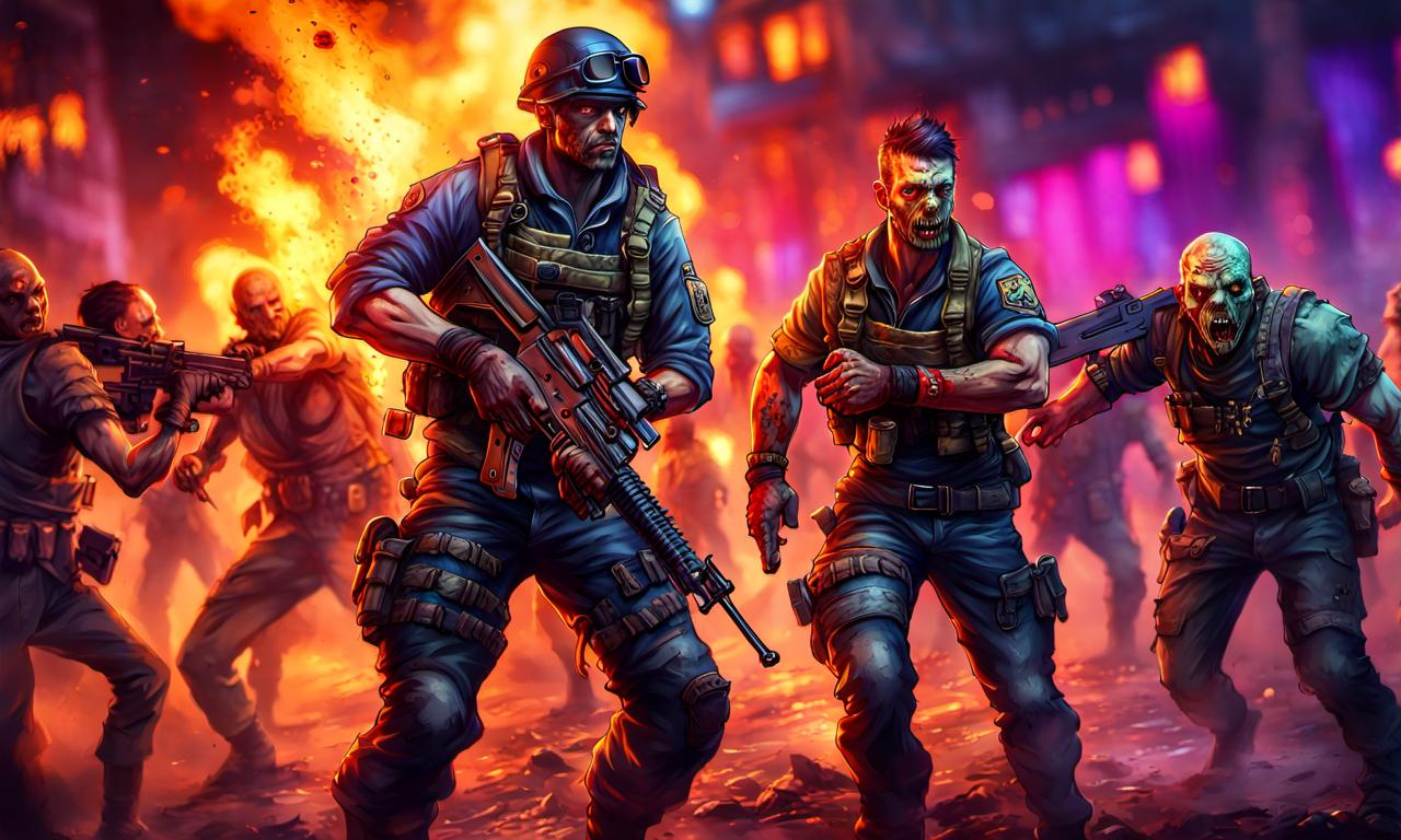 Commando vs zombie by conanxx on DeviantArt