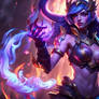 NILAH ( League of Legends)iridescent smoke,flame,q