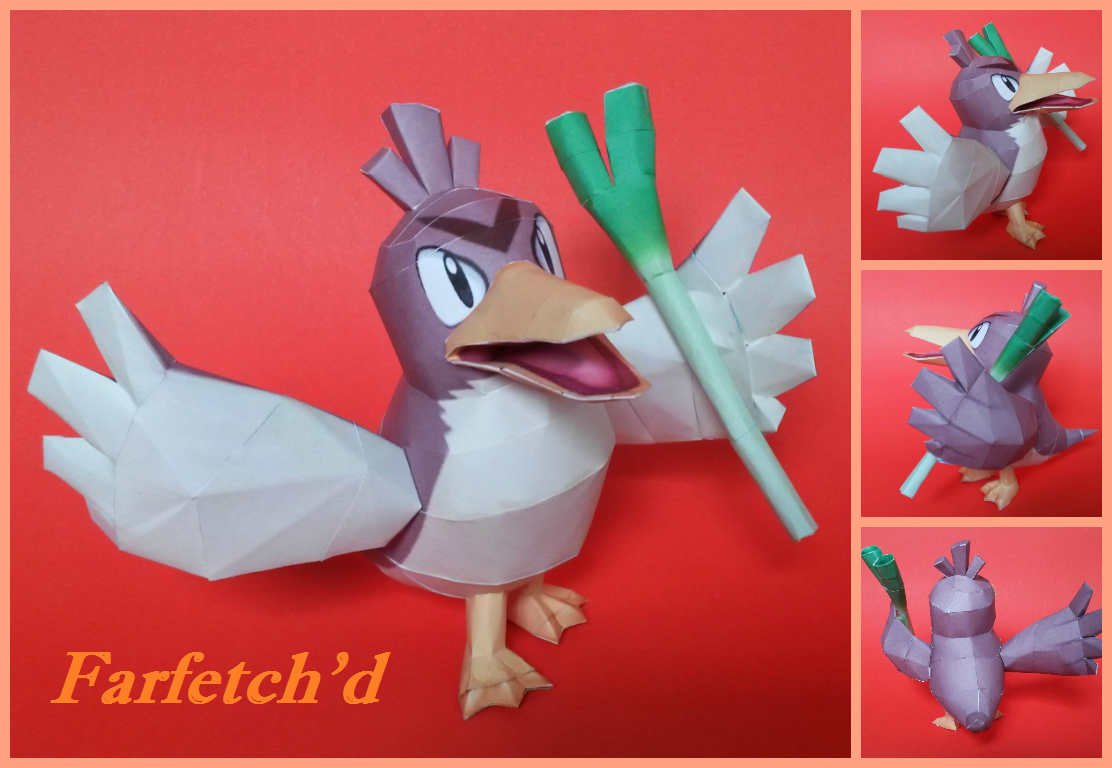 Farfetch'd Papercraft