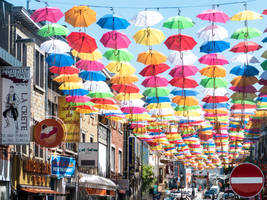 Colorful umbrellas