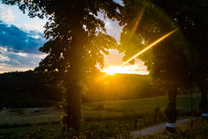 Sunset Liefrange Luxembourg