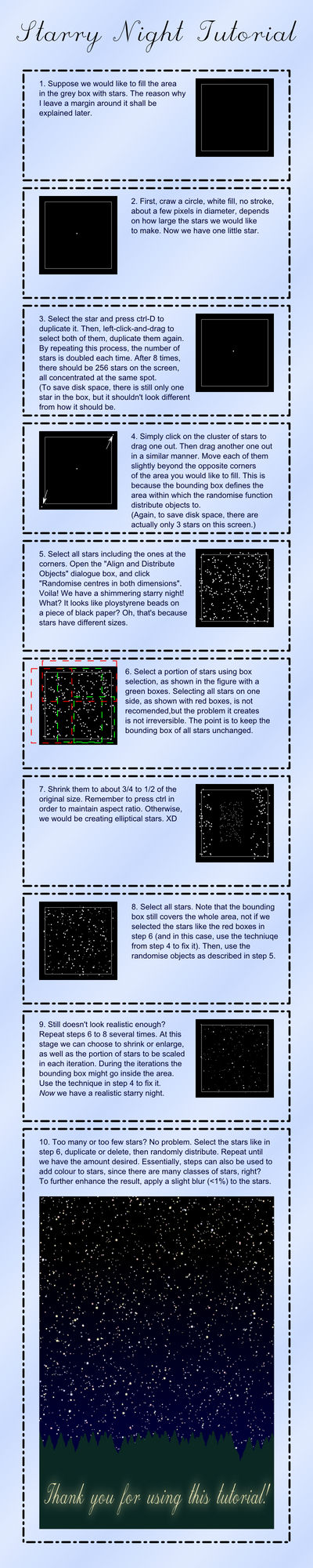 Starry Night Tutorial