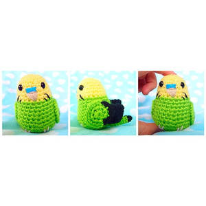 Amigurumi budgie