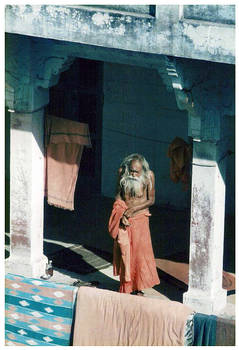 Shri 1008 Ji. Varanasi, India. Morning Prayers.