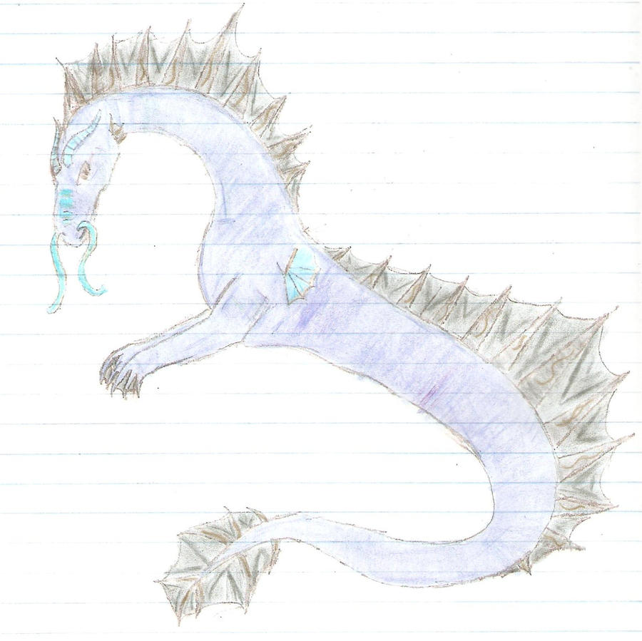 Colored water dragon