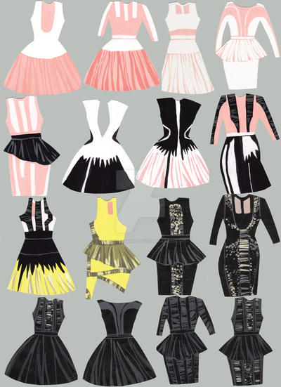 sketches. David Koma by Irina-Rymina on DeviantArt