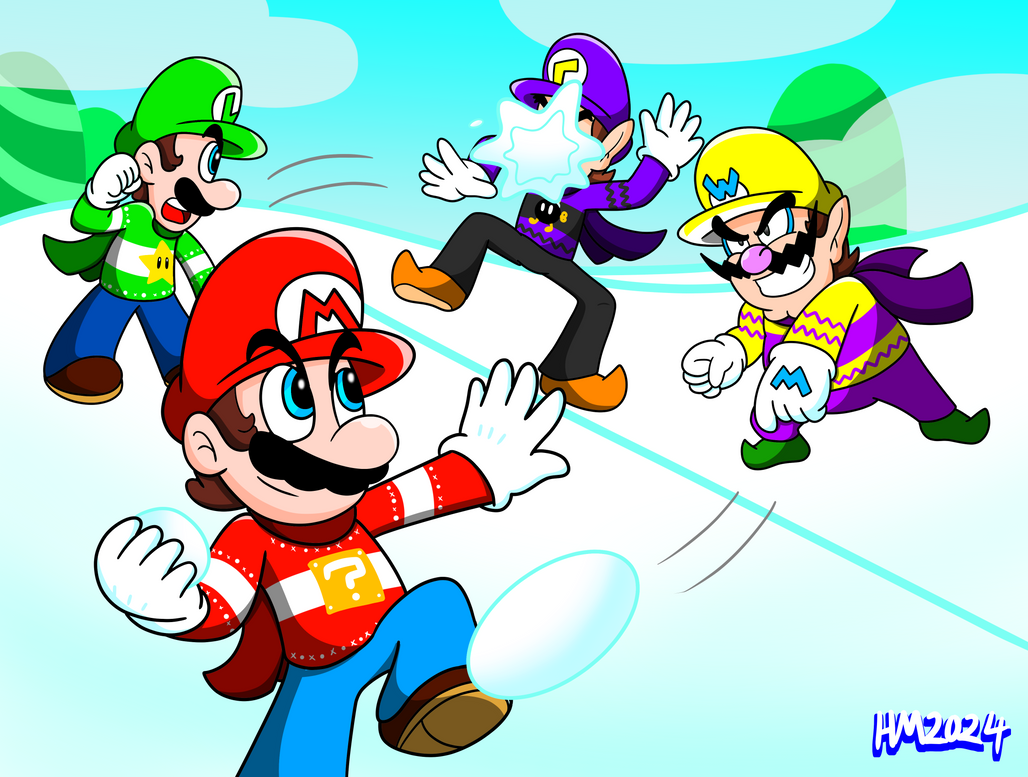 SM: Epic Snowball Fight!~ by DJ-Sushi on DeviantArt