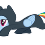 Rainbow Dash in Burglar Suit Vector