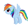 Rainbow Dash Drawing Vector