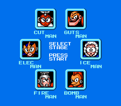 MegaMan 1 Stage Select