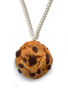 Choc-Chip Cookie Necklace