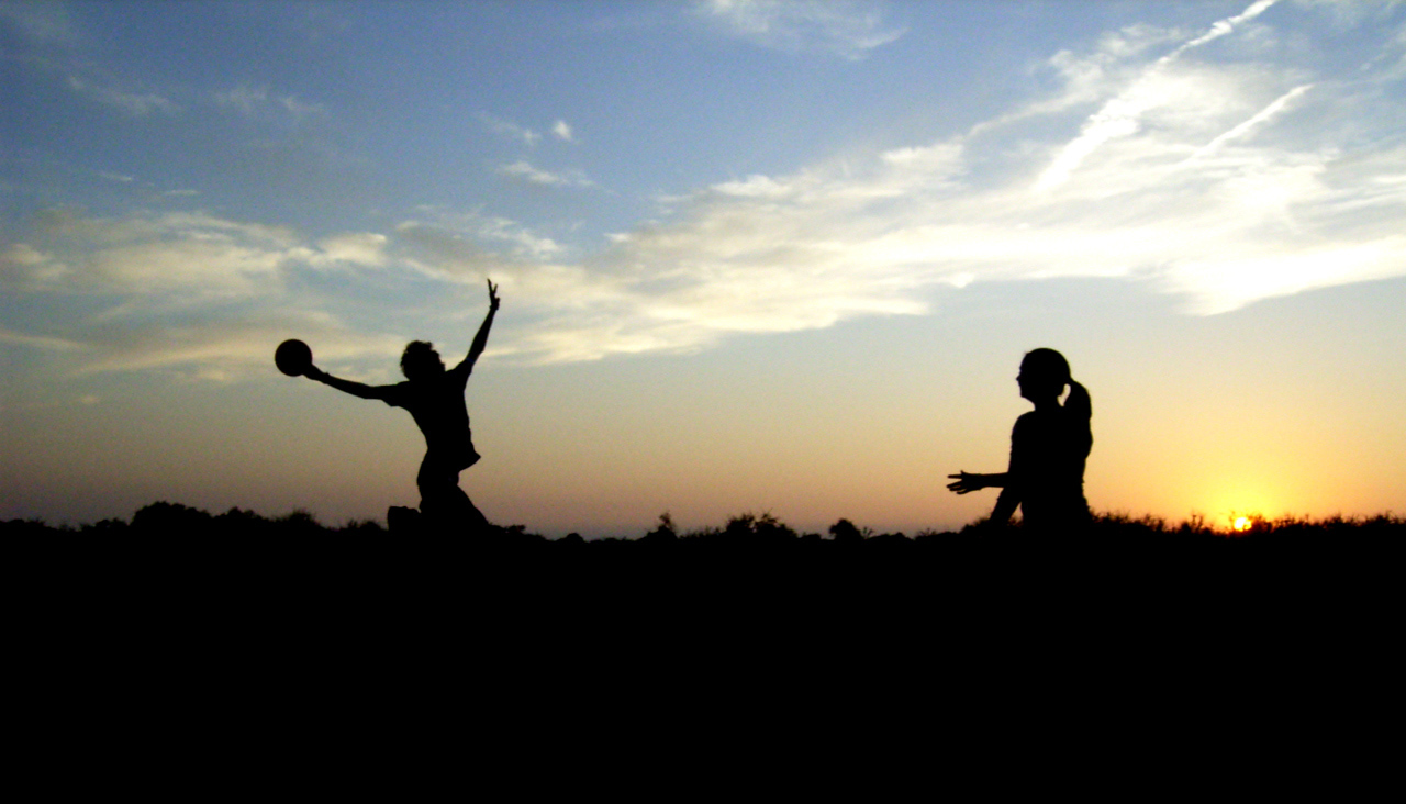 field, friends, frisbee