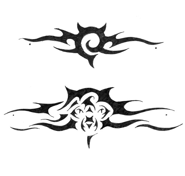 two tattoo designs