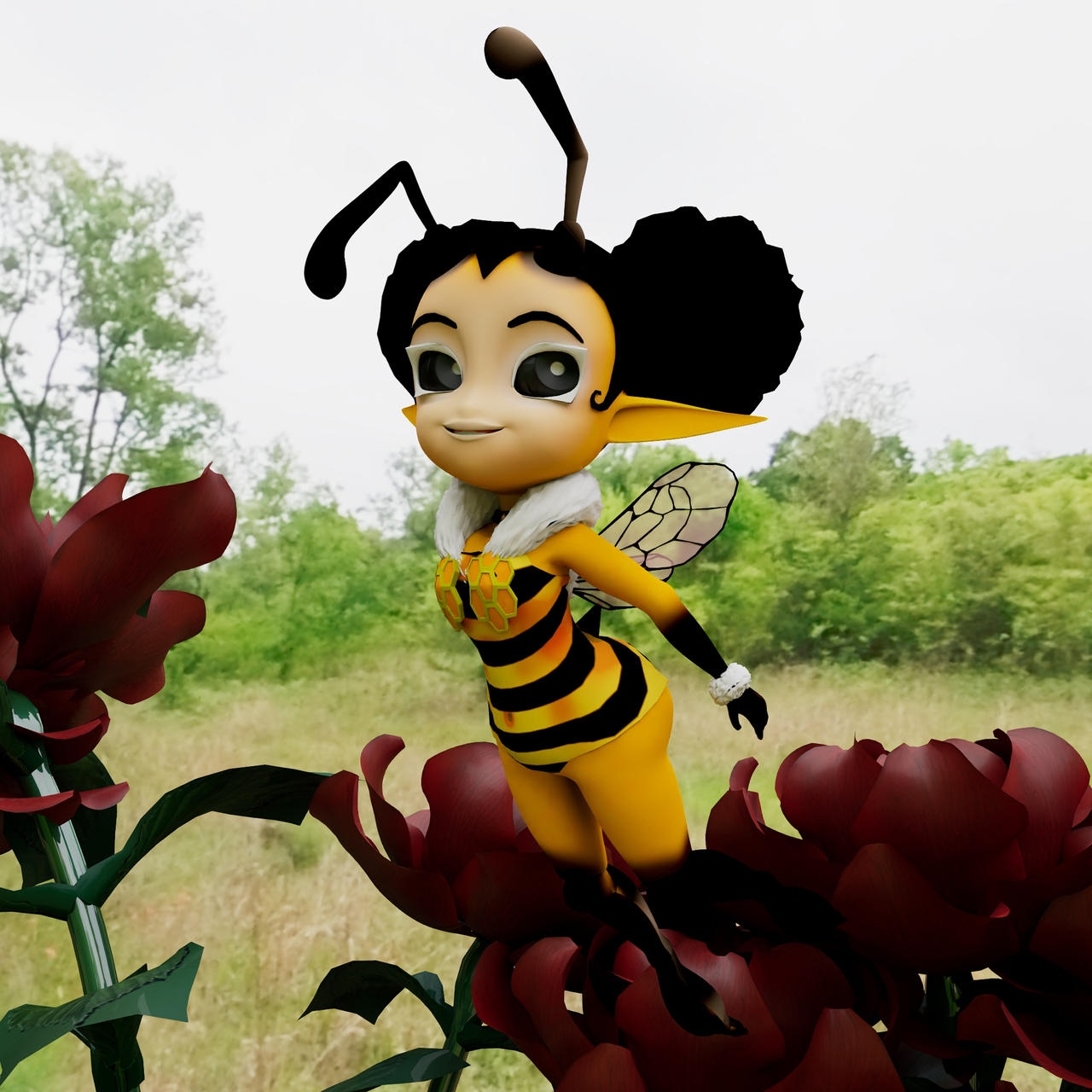Shellbee Matis Shellbee In The Roses by MrPuppetArts on DeviantArt