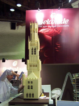 making of the choco castle 1