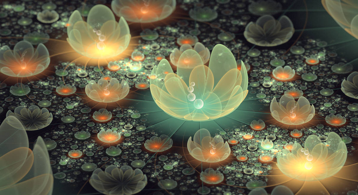 On the lotus pond by Fiery-Fire