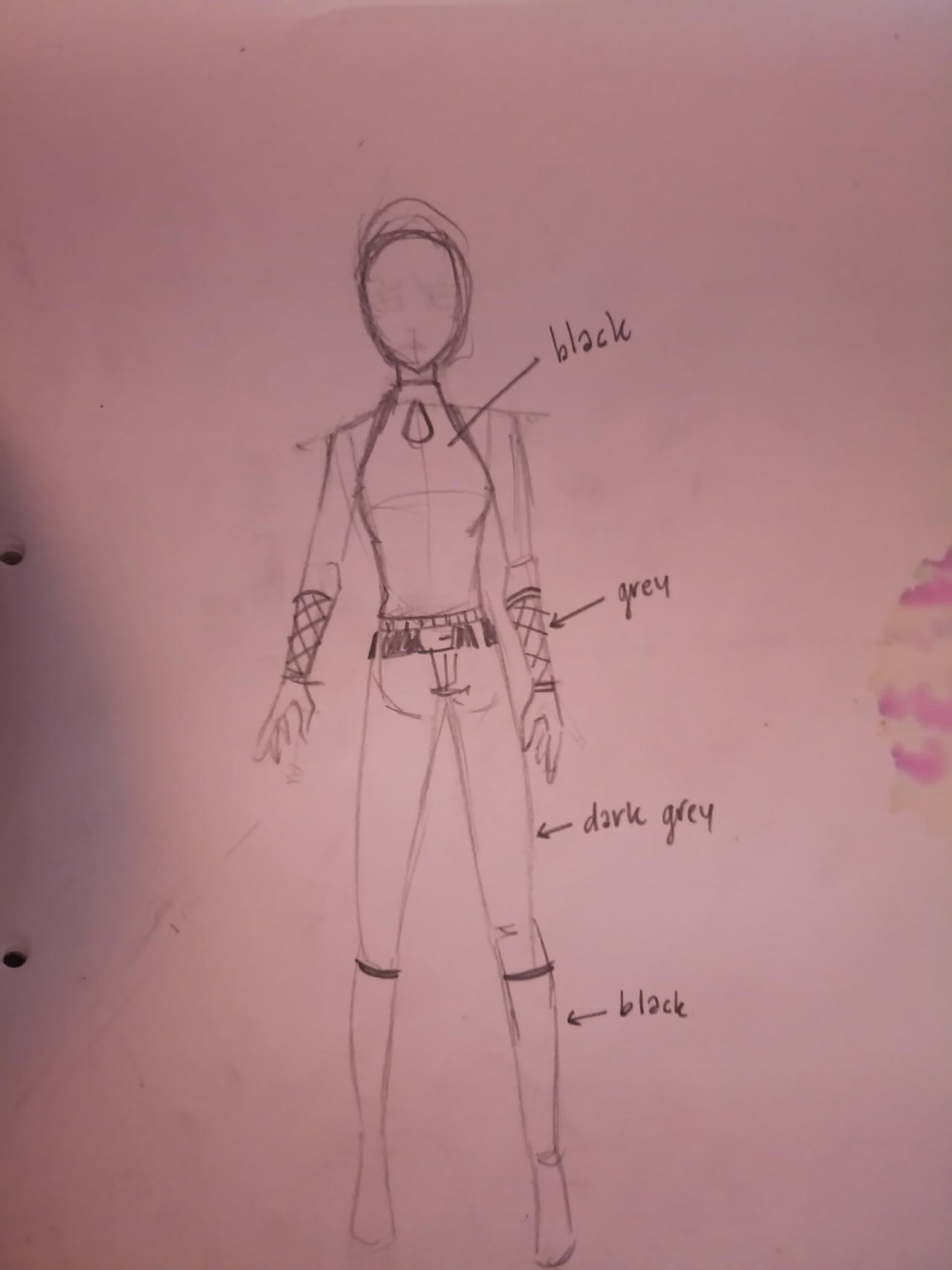 Costume Character Sheet + Color Codes by Maaya2310 on DeviantArt