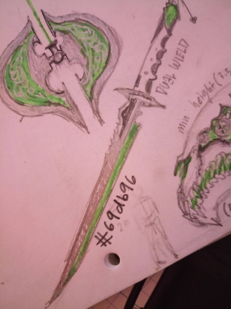 Sword Color Code Sword Concept art + Color Codes by Maaya2310 on DeviantArt