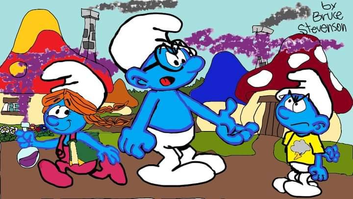 C'mon Snappy smurf it to me! by maskedsmurf on DeviantArt