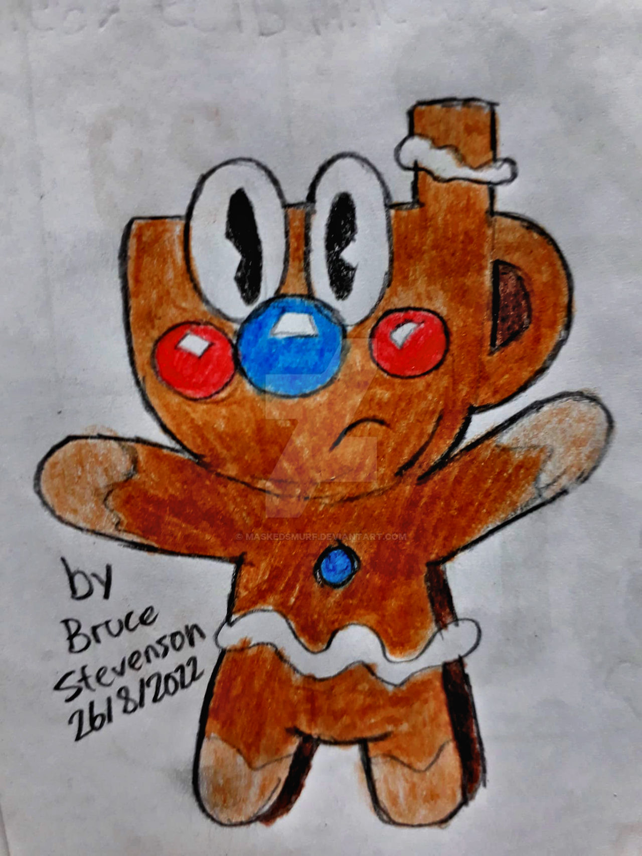 Gingerbread Mugman! by maskedsmurf on DeviantArt