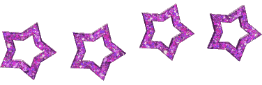 Purple Glitter Stars