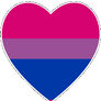 Bisexual Heart Flag