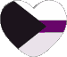 Demisexual Heart Flag