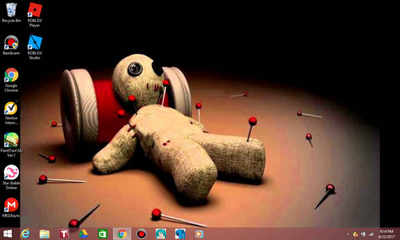 My laptop background