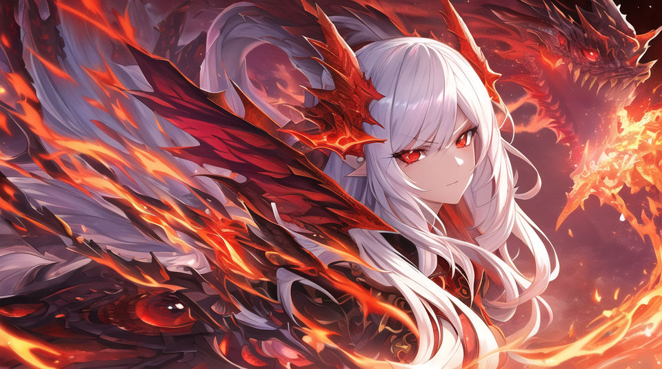 Dragon Girl by FowderAI on DeviantArt