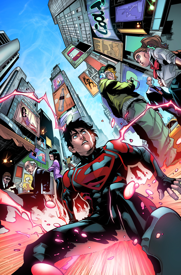 Superboy Cover Color Test