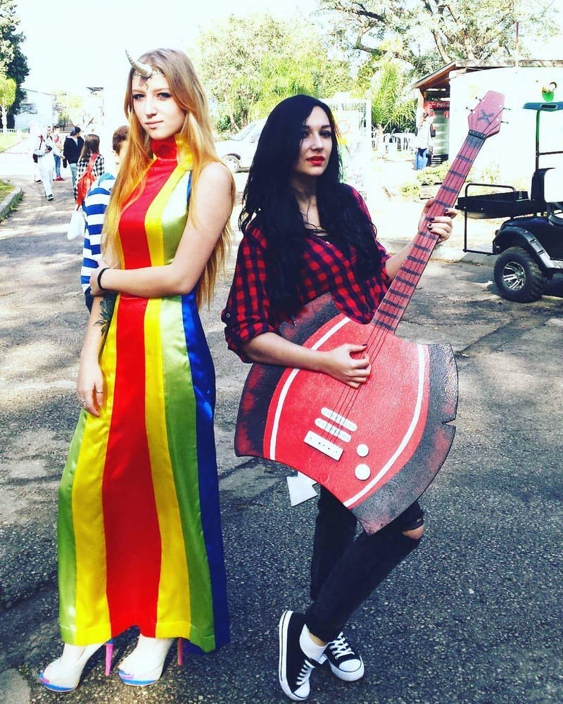 Lady Raincorn and Marceline by AmuXO on DeviantArt