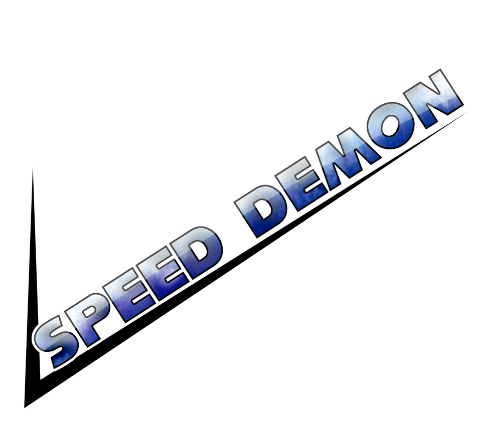 Speed Demons Vector Speed Demon logo watermarked by SpeedDemonBlueFlare on DeviantArt