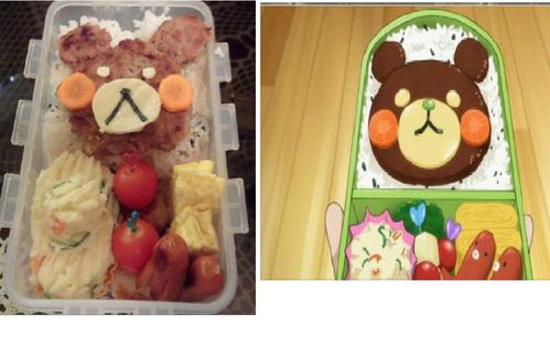 Kuroko's Basketball bento (the one made by sakurai