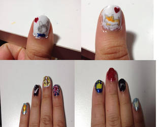 BBC sherlock nail art