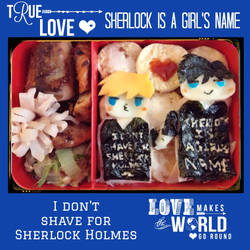 BBC Sherlock bento----How to show your love