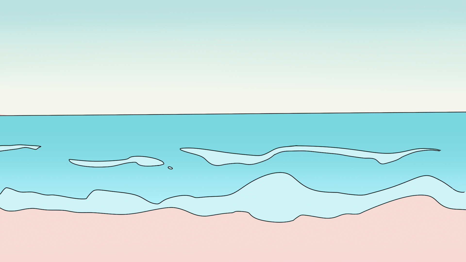 Beach waves looping gif by Straycatsss on DeviantArt Beach waves looping gif by Straycatsss on DeviantArt