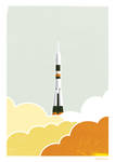 Poster 'Soyuz's start'