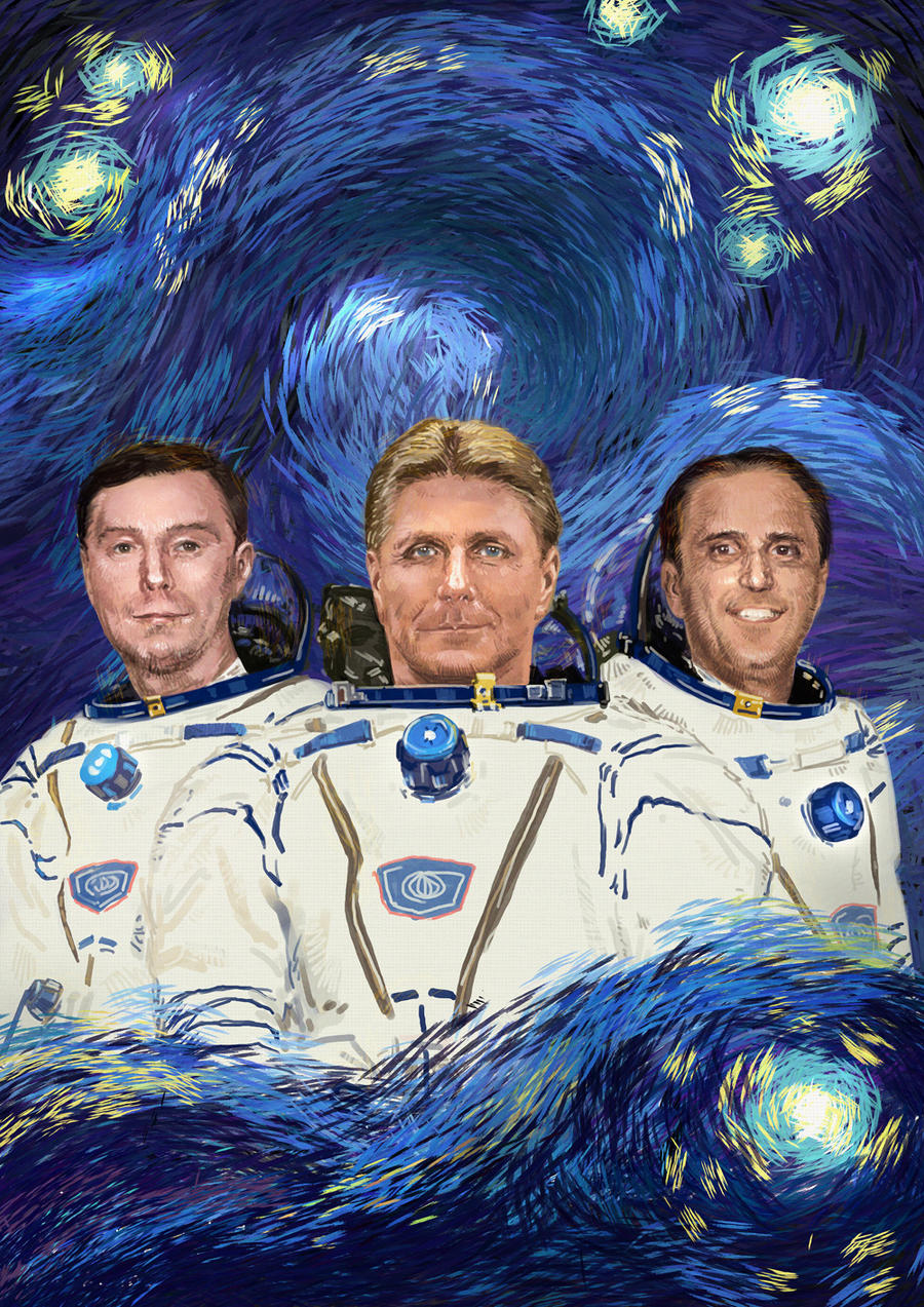 ISS-31 van Gogh style