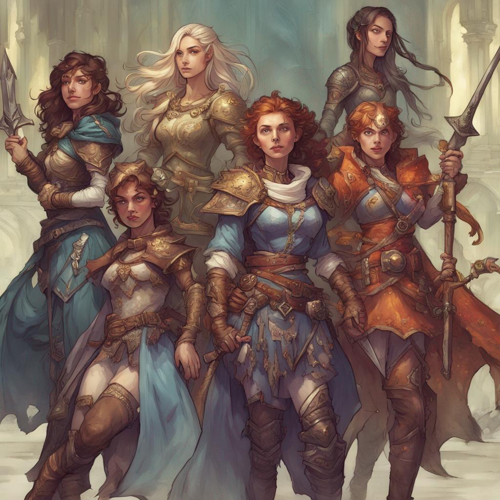 Female Party Characters DD all female party by AbleNightroad1 on DeviantArt